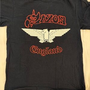 Saxon band Tee from Concert